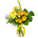 Желтый букет из роз и хризантем. Франкфурт-на-Майне